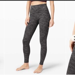 Lululemon Space Dye Leggings Women’s 10  28” length High Rise